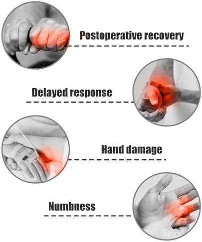 Rehabilitation Robotic Gloves, Portable Hand Therapy Gloves for Stroke, Hand Recovery Glove Equipment, Hand Exerciser for Arthritis, Finger Training, Cerebral Palsy