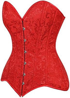 Daisy corsets Women's Daisy Corsets Womens Brocade Overbust Corset Top Cincher W/Busk Closure