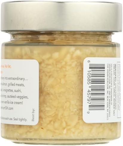ISH PREMIUM HORSERADISH Garlic Horseradish, 8 OZ