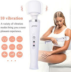 YEVIOR Cordless Personal Electric Massager Wand with 10 Pulse Settings Strong Vibration for Women,Personal Total Body Therapy Massager for Sports Recovery, Muscle Aches, Body Pain