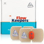 FlowKeepers Wireless EMS Calf Circulation Stimulator | FDA-Cleared | Yale-Neurologist Designed | Relieves Tired, Sore and Achy Legs | Soothes Tired Legs | Travel, Office, Home Use | 2-Pack