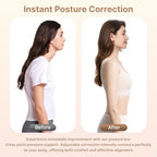 Fit Geno Posture Bra for Women: Wireless Front Closure Posture Corrector Bra with Wide Adjustable Straps