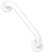 ROTHLEY 12 Inch Grab Bar for Bathtubs and Showers: Stainless Steel Shower Grab Bar Wall Mounted Shower Handle with Concealed Screws for Handicapped Elderly and Seniors (Matte White)