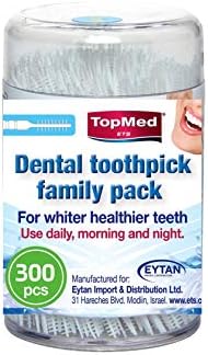 Brush Picks Toothpicks Hygiene Sticks (300 Count)