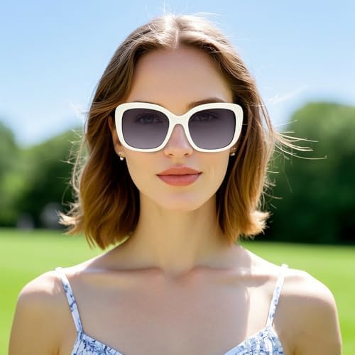 FONHCOO Bifocal Sunglasses for Women -Reading Sunglasses with UV400 Protection, Stylish Bifocal Sun Reader for Outdoor
