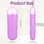 2 Packs Toothbrush Case for Traveling, Travel Toothbrush Holder, Portable Toothbrushes Holders Travel with Ventilation Hole, Camping, Business Trip, Home, Blue and Purple