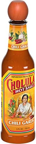 Cholula Hot Sauce, Chili Garlic, Kosher, 5 Fluid Ounce (Pack of 12)