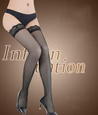 Ultra-Thin Transparent Lace Stockings Tall Sexy Temptation Hold-Up Ladies Stockings Knee Socks for Women 2 Pairs