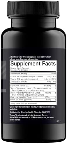 Nugenix Total-T, Free and Total Testosterone Booster Supplement for Men, 42 Count