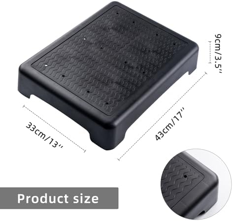 Mobility Step Stool for Adults Half Seps for Stairs for Seniors,Platform Step Safety Step Non-Slip Indoor and Outdoor