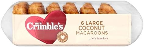 Mrs Crimble's Large Coconut Macaroons (6 per pack - 210g)