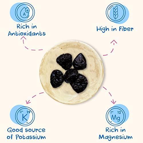 Sunny Fruit Soft Organic Pitted Prunes - 1 Bag (5 Individual Portion Packs) | No Preservatives, No Sugar Added | Healthy, Convenient Dried Plums Snack Packs | ORGANIC, NON-GMO, VEGAN, HALAL, KOSHER