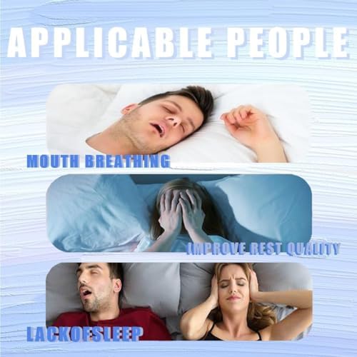 240 Pack Mouth Tape for Sleeping - Comfortable Sleep Tape Transparent Pain Free Removal, Hypoallergenic, Latex Free & Gentle On Skin Premium Quality Strips