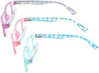 Eyekepper Womens Reading Glasses 3 Pack With comfort Spring Arms Classic Stylish Round Look-Crystal Clear Vision