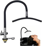 Head Spa Attachment for Shampoo Bowl – Hands Free Waterfall Water Circulation Equipment, Relaxing Scalp Massage Rinse for Salon & Home(Black)