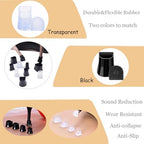 8 Pairs High Heel Protectors, Non-Slip Anti-Noise Heel Caps for High Heel,High Heel Cap for Wedding,Grass,Gravel,Wetlands,Wooden,Tile Outdoor&Indoor Events,Heel Tips & Heel Stoppers for Stiletto