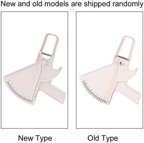 Body Fat Calipers Skinfold Caliper 0-80MM Handheld Fat Measuring Tool for Men Women BMI Tester Slim Body Composition Analyzer Fitness Tracking Device White