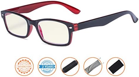 CessBlu Blue Light Filter Eyeglasses Readers,Anti Blue Rays,UV Protection,Computer Reading Glasses for Men Women