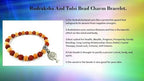 Hijet Tree of life Rudraksha & Tulsi Round Bead Stretch Bracelet 8" Long Balancing Positive Energy Harmony Luck Yoga Meditation Reiki Natural Genuine Authentic Fashion Style.