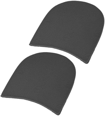 A Pair Boot Heel Replacement, Rubber Heel Replacement for Boots, Rubber Sole Protector for Sneakers Anti Slip Pad Thicken Pad Shoe Repair Accessories (Black)