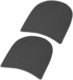 A Pair Boot Heel Replacement, Rubber Heel Replacement for Boots, Rubber Sole Protector for Sneakers Anti Slip Pad Thicken Pad Shoe Repair Accessories (Black)