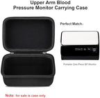 Elonbo Carrying Case for OMRON Evolv Bluetooth Wireless Upper Arm Blood Pressure Monitor, for OMRON Evolv BP7000 Portable One-Piece BP Monitor Storage Holder, Black