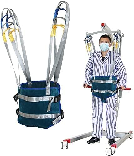 Universal Patient Lift Sling, Divided Leg Sling, Medical Walking Standing Aids Carrier for Leg Thigh Arm Lumbar Relief Trainer Load Capacity 400 Lbs. (Medium)