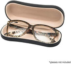 Noble Hard Shell Glasses Case - Protective Eyeglass Case for Glasses with Microfiber Cleaning Cloth and Pouch