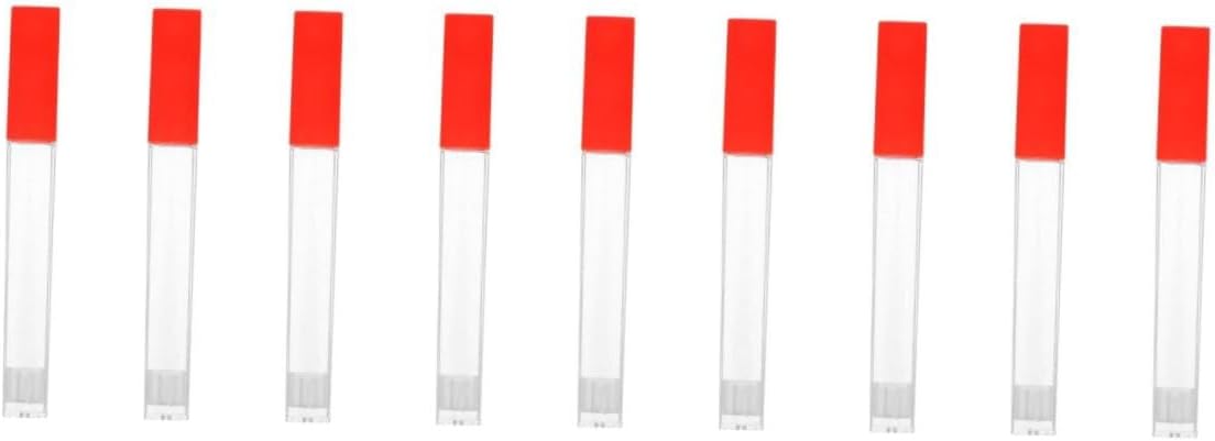 minkissy 3sets Transparent Plastic Thermometer Case Storage Tube for Enhanced Protection of Thermometers and Needle Tools Easy to Clean for Indoor Use 3pcs*3