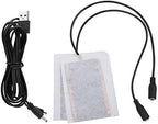 Portable Carbon Heating pad, 5v USB Fever Heat mat, Temperature Control Gloves Warmer for Mountaineering Equipment