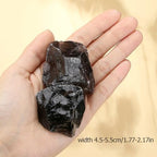 XIANNVXI Smoky Quartz 1.8-2.2" Large Raw Crystals and Healing Stones Natural Rough Crystal Rocks for Decor Gifts Tumbling Cabbing Polishing Fountain Rocks 1PCS