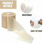 Pre-wrap Athletic Tape,2.75 Inches X 30 Yards Roll Pre wrap Headbands for Hair Soccer,Foam Underwrap Sports Wrap for Ankles Wrists Hands Knees Elbows (Beige)