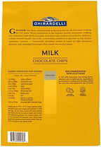 Ghirardelli Chocolate Company Milk Chocolate Chips 800 per lb, 5lb. Bag (Pack of 1)