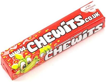 Chewits Strawberry Sticks - 30g - Pack of 6