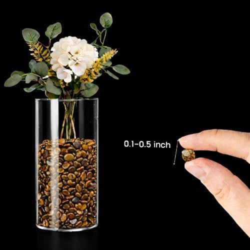 Tiger Eye Crystal Chips 100g – Natural Tumbled Polished Gemstone Stones for Jewelry Making, Reiki Healing, Root & Solar Plexus Chakra, Resin Art, Aquarium Gravel & Home Décor – Bombay Crystals