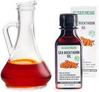 Siberian Sea Buckthorn Oil | 100% Natural Extra Virgin Cold Pressed 100 ml / 3.4 fl oz | Unrefined Raw Vegan | Exclusive Healthy Diet Food Grade