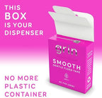 GRIN Smooth Floss Box, Gentle Floss Tape, 43.7 Yards (40M), Minty Flavor, Recyclable Packaging, 132 Feet of Gentle Floss Tape, No More Plastic Container, No Shredding or Breaking
