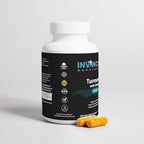 Organic Turmeric & Ginger Capsules 500mg | Immune Boost, Joint & Heart Health, Non-GMO, BioPerine Enhanced Absorption Supplement