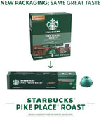 Starbucks by Nespresso Vertuo, Blonde, Medium, and Dark Roast Variety Pack Coffee, 30-count Coffee Pods, Brews 7.8 oz.
