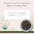Starwest Botanicals Organic Dried Comfrey Root - Natural Herb for Topical Application, Salve or Oil, Cut & Sifted, Certified Kosher, Non-GMO - Bulk 1 lb Bag