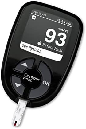 Ascensia CONTOUR NEXT Blood Glucose Monitoring System – All-in-One Kit for Diabetes with Glucose Monitor and 20 Test Strips For Blood Sugar & Glucose Testing