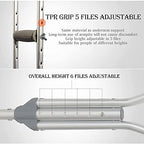 Crutches for Adults Underarm Crutch Armpit Retractable Double Crutches Elderly Walking Stick Aluminum Alloy Handicapped Fracture Walker Great for Travel or Work Learned