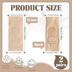 2 Pairs Ankle Protector Gel Sleeve, Malleolar Padded Skate Socks with Silicone Pads for Figure Skating, Roller, Hockey, Boots, Brace, Splints, Shoes, Ankle Support Cushion