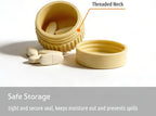 4pc Soft Silicone Pill Organizer, Small Compact Pill Case for Purse, Portable Jewelry Holder, Color-Coded Medicine & Vitamin Box