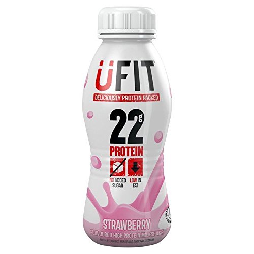 UFit Protein Strawberry Milkshake - 310ml (10.91 fl oz)