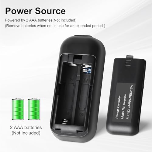 Bluetooth Remote Control for Teleprompter，Compatible ONLY with Desview Teleprompters（Battery Not Included）