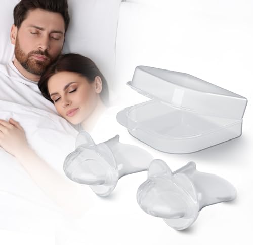 Anti-Snoring Devices, Comfortable Snore Mouthipece Stopper for Men and Women, Snore Tongue Retaining Anti Snoring Devices Stopper - LS22