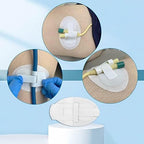 Urinary Tube Stabilization Fixation Stickers, Adhesive Pads for Leg Bag Support, Anti-Slip Drainage Tube Holder for Daily Care (White, 5)