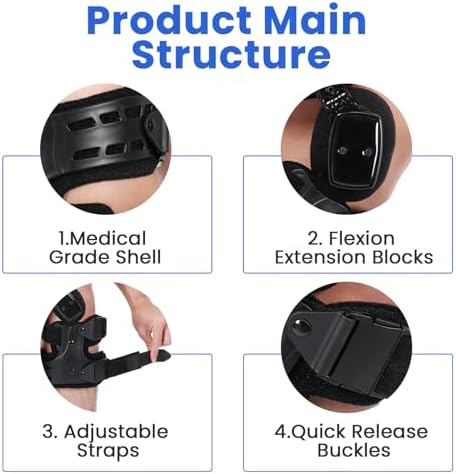 OA Knee Brace, Unloader Knee Brace for Osteoarthritis & Arthritis Pain Relief - Medial & Lateral Knee Stabilizer Support for Bone on Bone Joint, Meniscus Tears and Degeneration