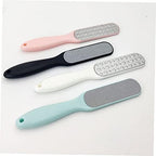 FRCOLOR 4pcs Double-Sided Pedicure Foot Files Stainless Steel Callus Removers for Smooth Feet Dead Skin Removal Tool for Men and Women Home Care Kit